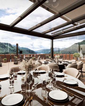 Pérgolas bioclimáticas en centros comerciales: más confort, más tiempo de permanencia y mayor valor arquitectónico