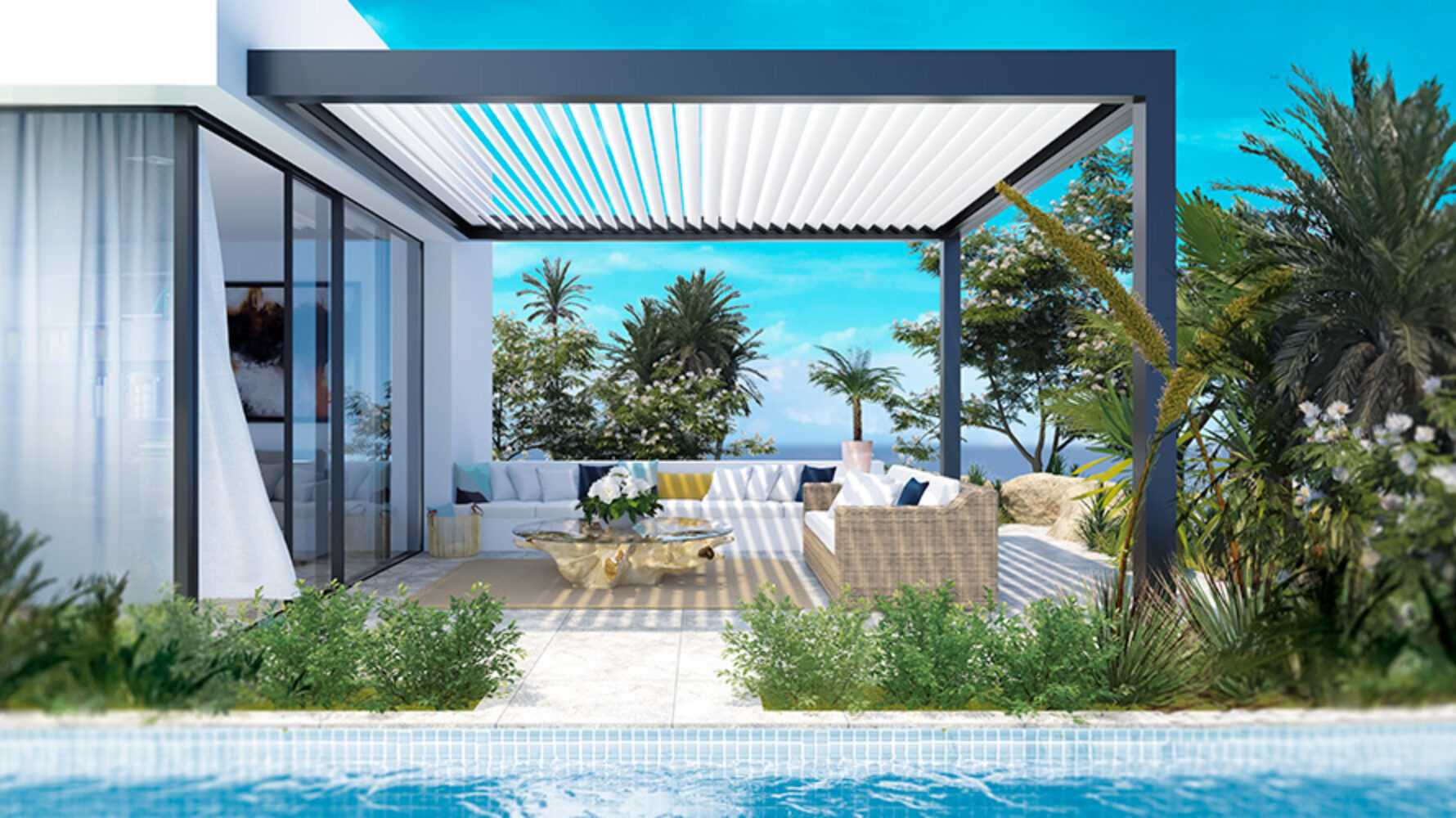 Pérgola Bioclimática STRUGAL ST Libertia Plus