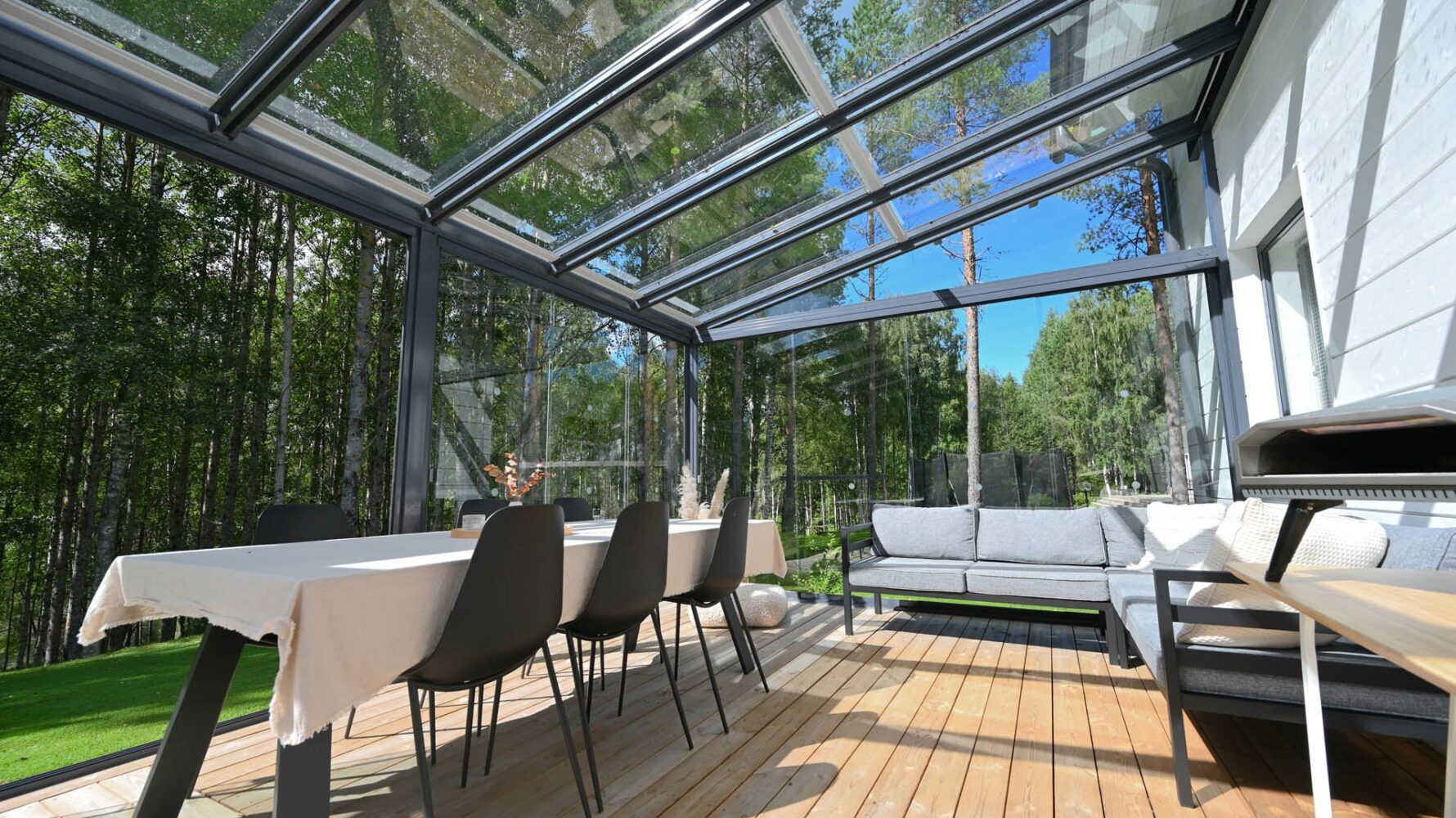 Techos de vidrio: un entorno soñado