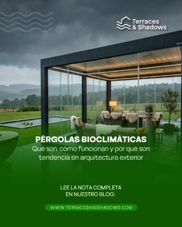 Pérgolas bioclimáticas: qué son, cómo funcionan y por qué son tendencia en arquitectura exterior